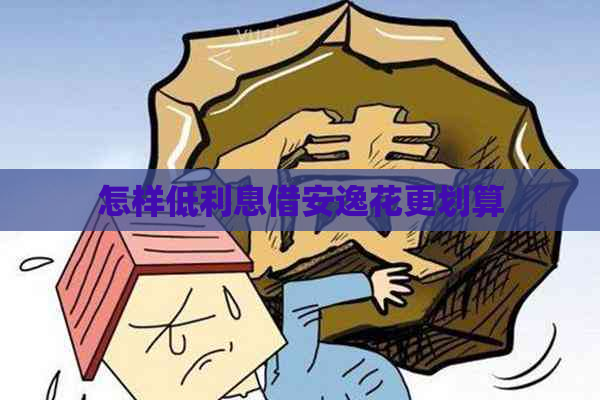 怎样低利息借安逸花更划算