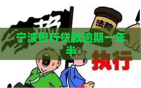 宁波银行贷款逾期一年半