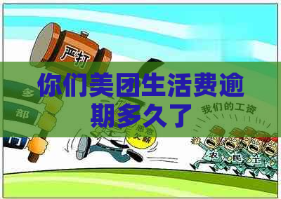 你们美团生活费逾期多久了