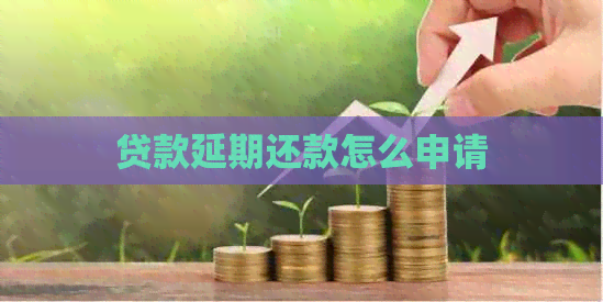贷款延期还款怎么申请