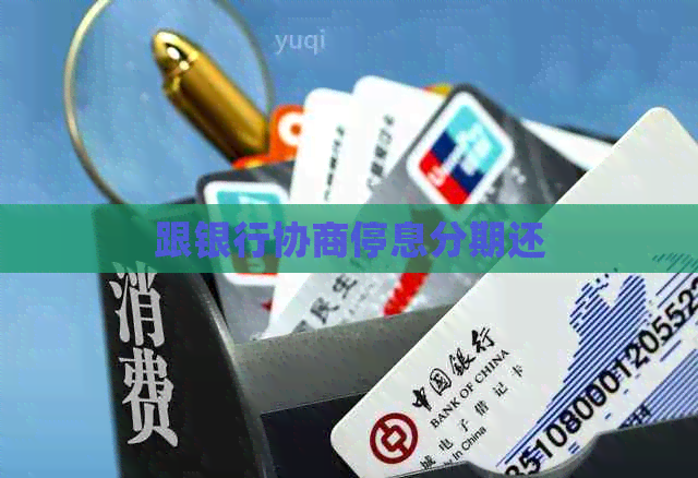 跟银行协商停息分期还