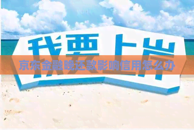 京东金融晚还款影响信用怎么办
