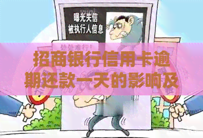 招商银行信用卡逾期还款一天的影响及其解决方案