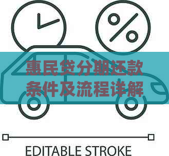 惠民贷分期还款条件及流程详解