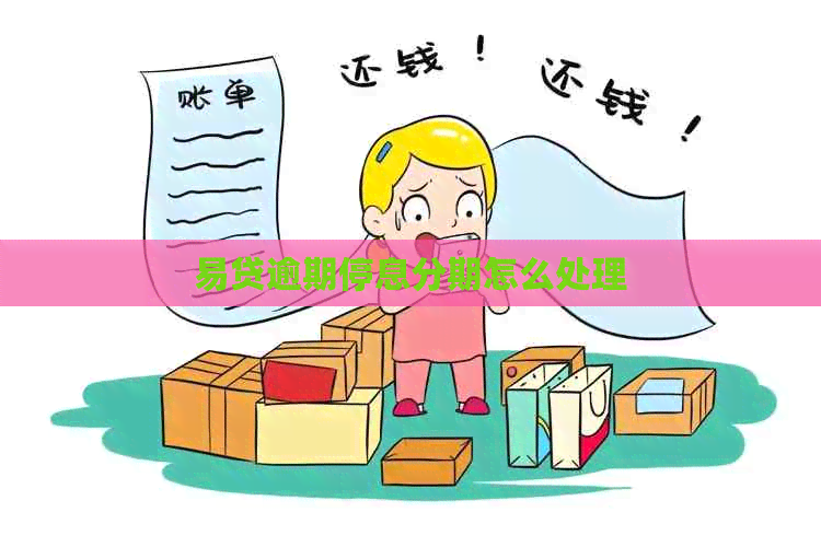 易贷逾期停息分期怎么处理