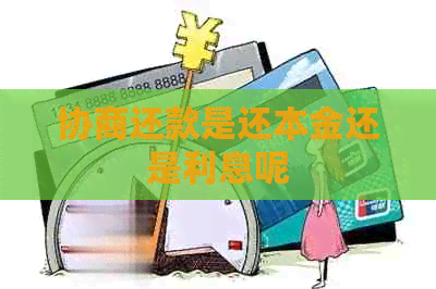 协商还款是还本金还是利息呢