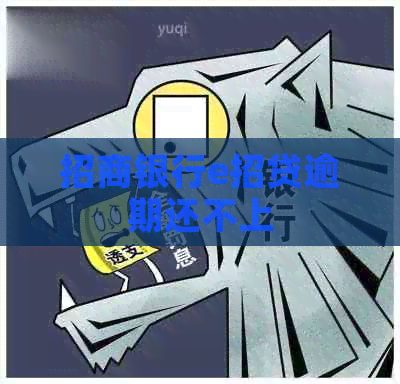 招商银行e招贷逾期还不上
