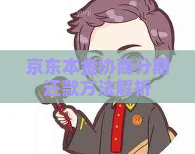 京东本金协商分期还款方法解析
