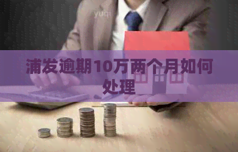 浦发逾期10万两个月如何处理