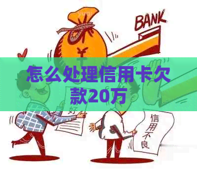 怎么处理信用卡欠款20万