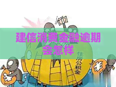 建信消费金融逾期会怎样