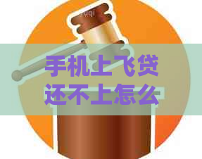 手机上飞贷还不上怎么办