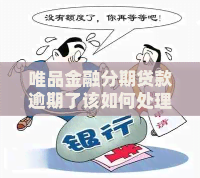 唯品金融分期贷款逾期了该如何处理