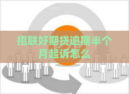 招联好期贷逾期半个月起诉怎么