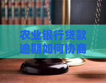 农业银行贷款逾期如何协商处理
