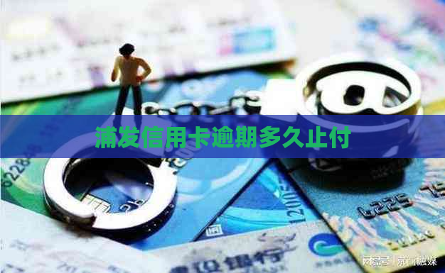 浦发信用卡逾期多久止付