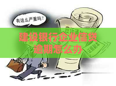 建设银行企业信贷逾期怎么办