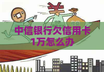 中信银行欠信用卡1万怎么办