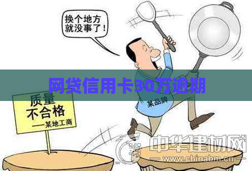 网贷信用卡30万逾期