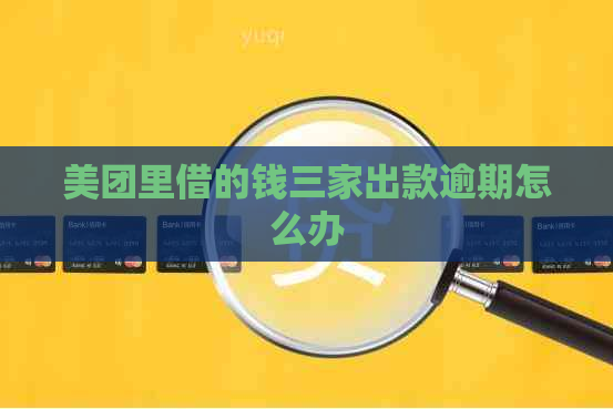 美团里借的钱三家出款逾期怎么办