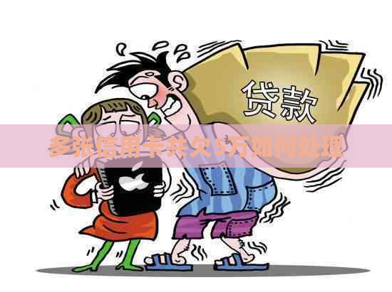多张信用卡共欠5万如何处理