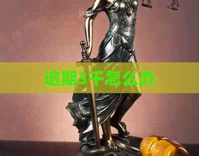 逾期3千怎么办
