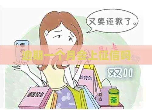 逾期一个月会上吗