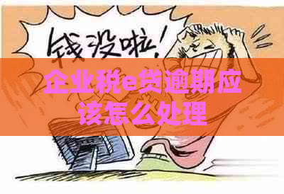 企业税e贷逾期应该怎么处理