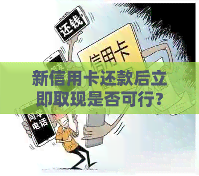 新信用卡还款后立即取现是否可行？