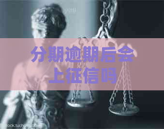 分期逾期后会上吗