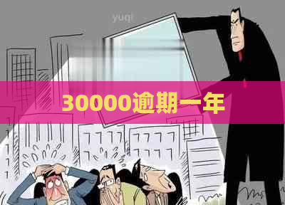 30000逾期一年