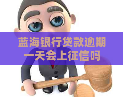 蓝海银行贷款逾期一天会上吗