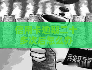 信用卡逾期二十多次后怎么办