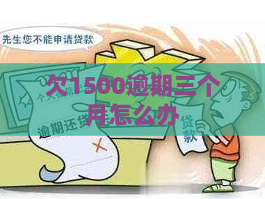 欠1500逾期三个月怎么办