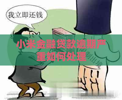 小米金融贷款逾期严重如何处理