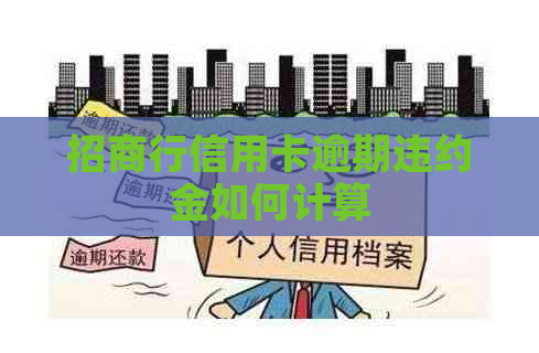 招商行信用卡逾期违约金如何计算