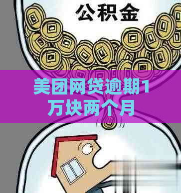 美团网贷逾期1万块两个月