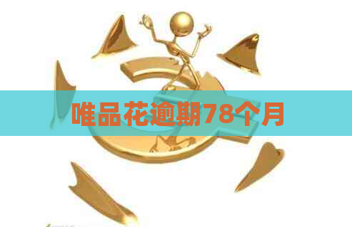 唯品花逾期78个月