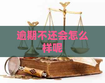 逾期不还会怎么样呢
