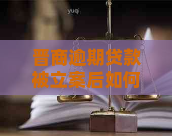 晋商逾期贷款被立案后如何处理