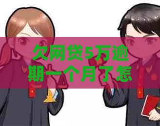欠网贷5万逾期一个月了怎么办