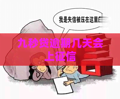 九秒贷逾期几天会上