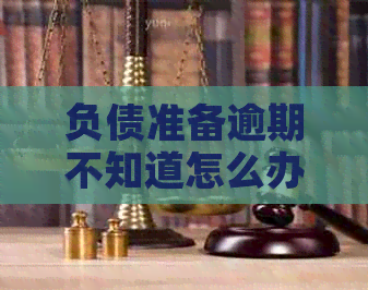 负债准备逾期不知道怎么办