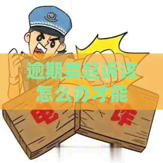 逾期要起诉该怎么办才能妥善处理