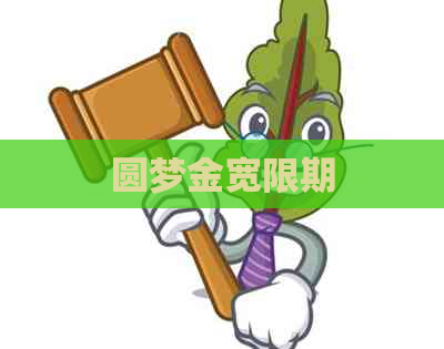 圆梦金宽限期