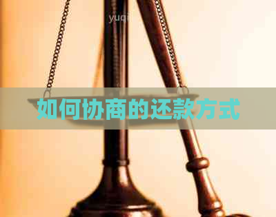 如何协商的还款方式