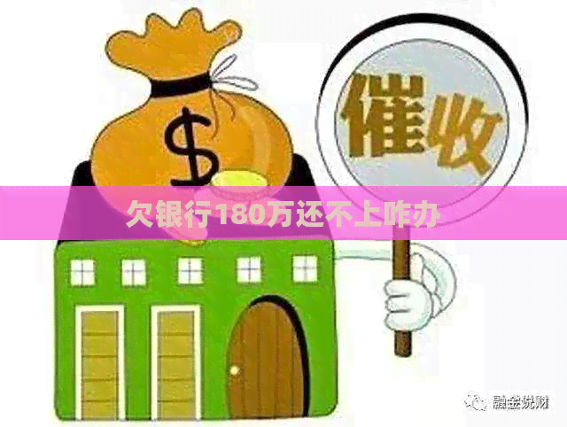 欠银行180万还不上咋办