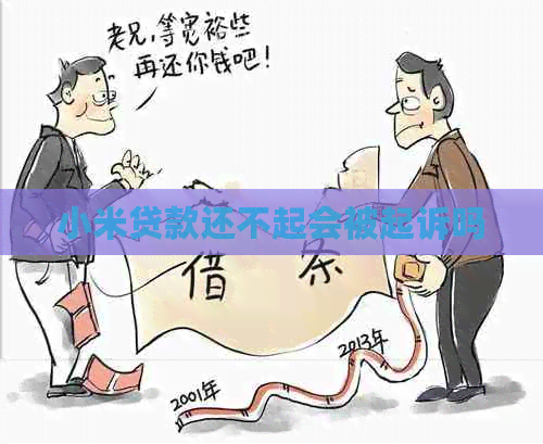 小米贷款还不起会被起诉吗
