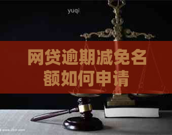 网贷逾期减免名额如何申请