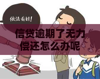 信贷逾期了无力偿还怎么办呢